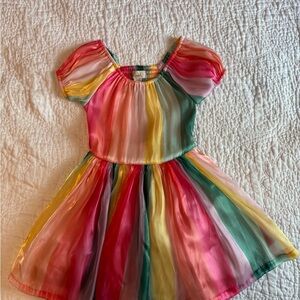 Peek Multicolor Pleated Fabric